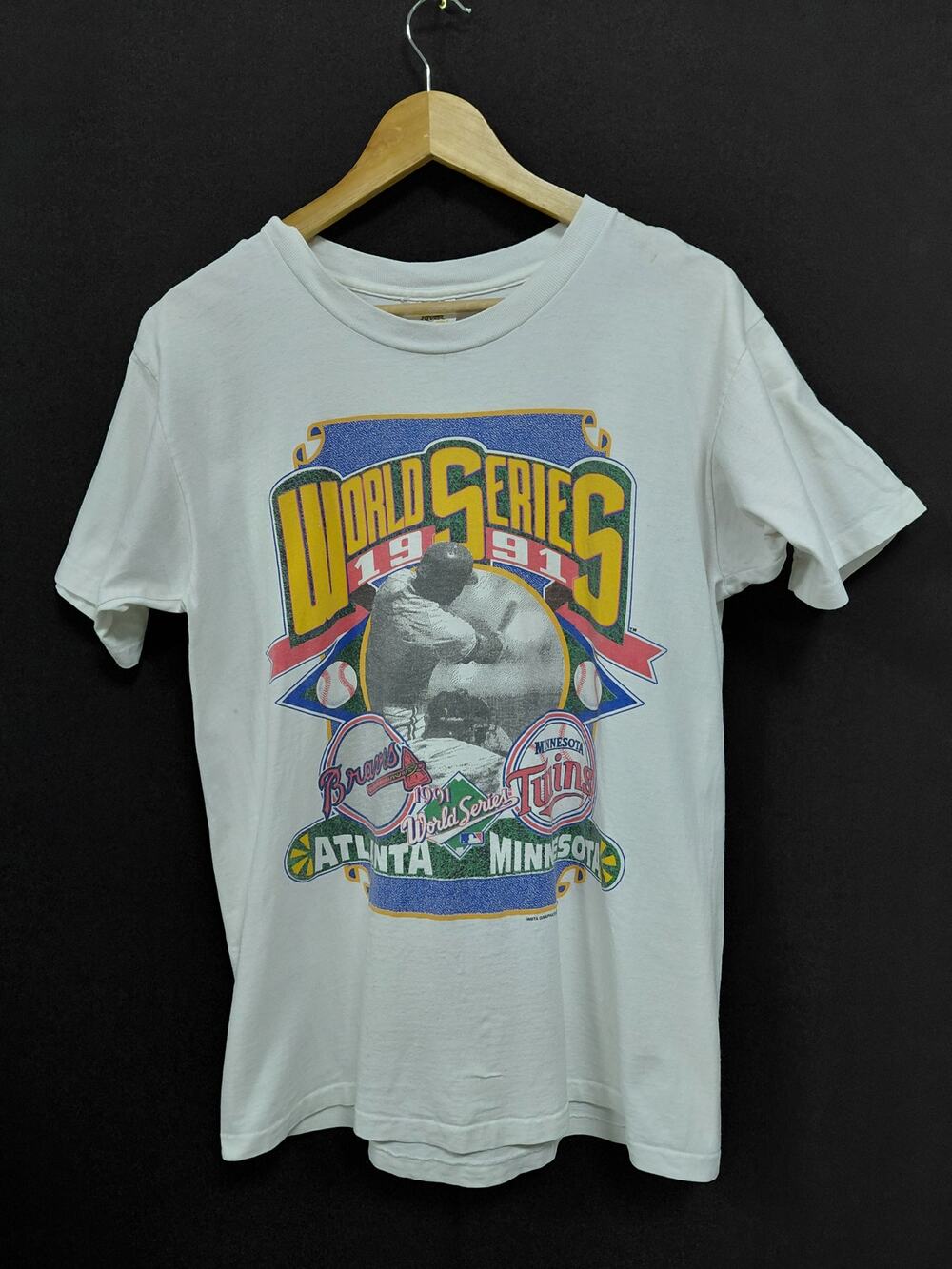Vintage Tennessee River World Series 1991 T-Shirt Made in USA Graphic Tee Size L